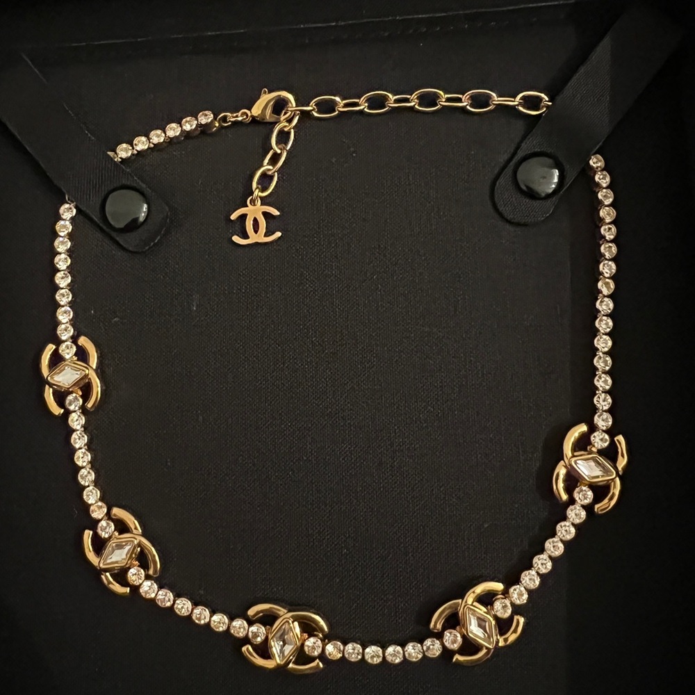 Chanel Rhinestone Choker